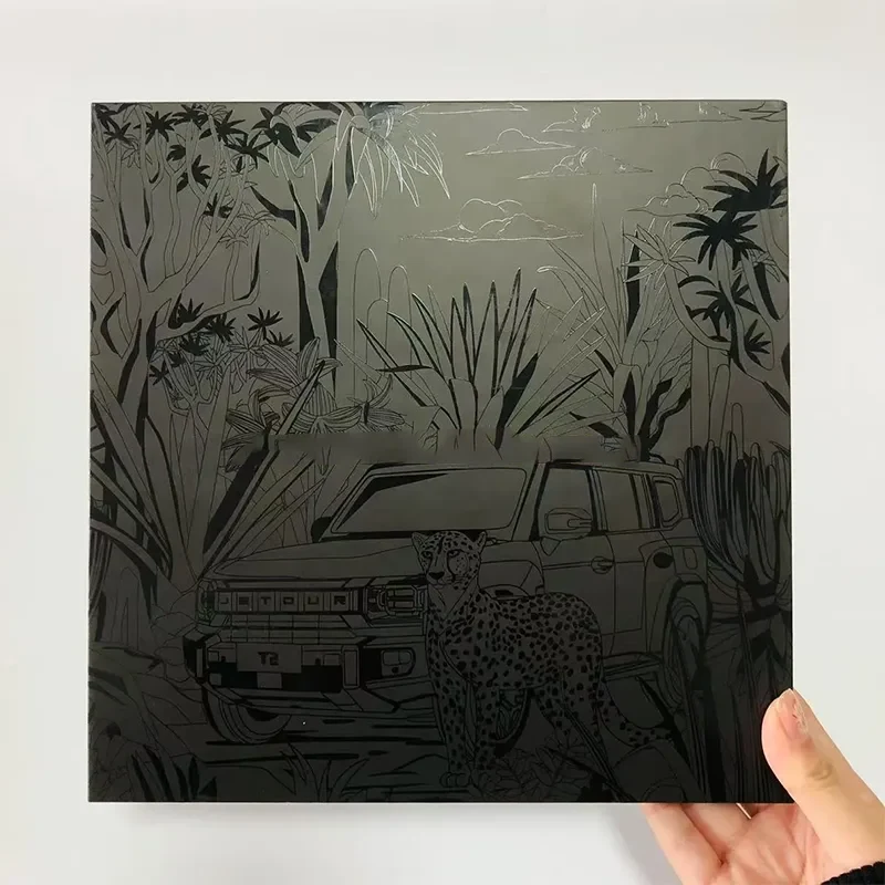 Matte Embossing Black Gift Box