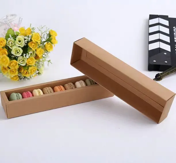 Kraft popierinė užkandžių dėžutė