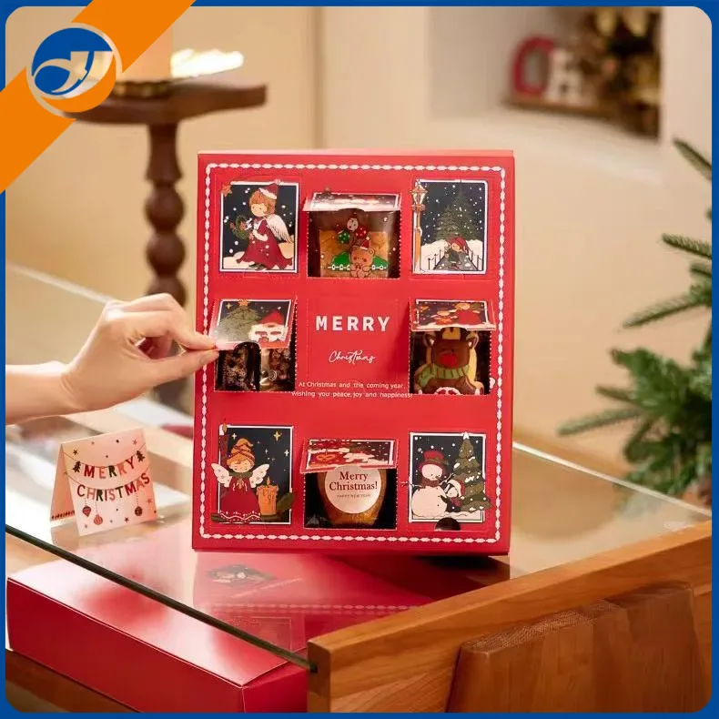 Popierinė Kalėdų dovanų dėžutė